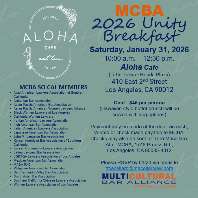 MCBA Unity Breakfast