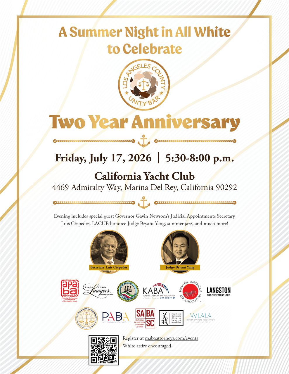 Los Angeles County Unity Bar Second Anniversary Party