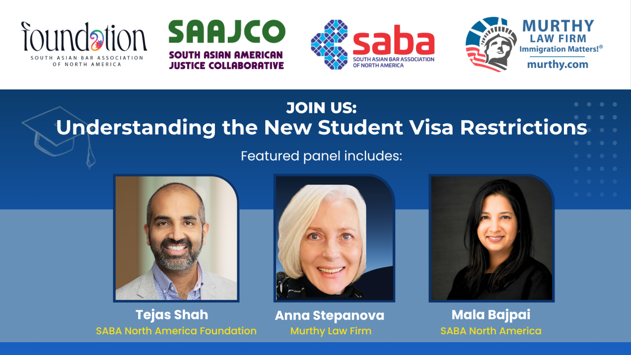 Student Visa Restrictions (SAAJC Webinar)
