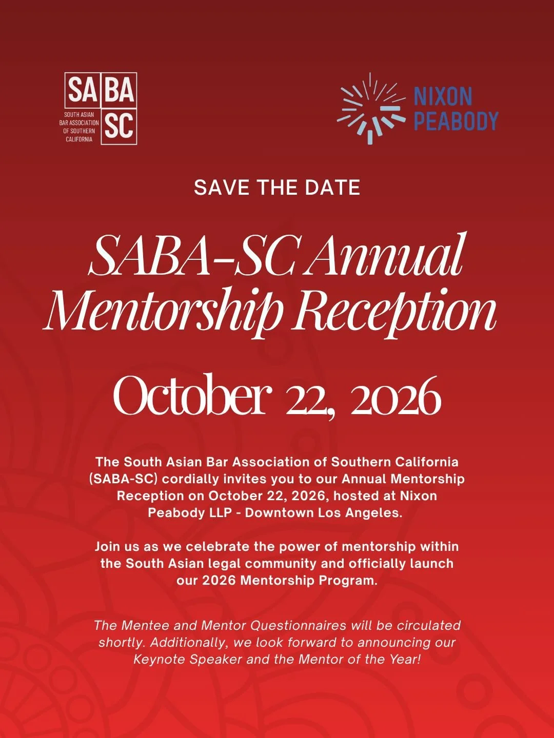 Mentorship Program Reception