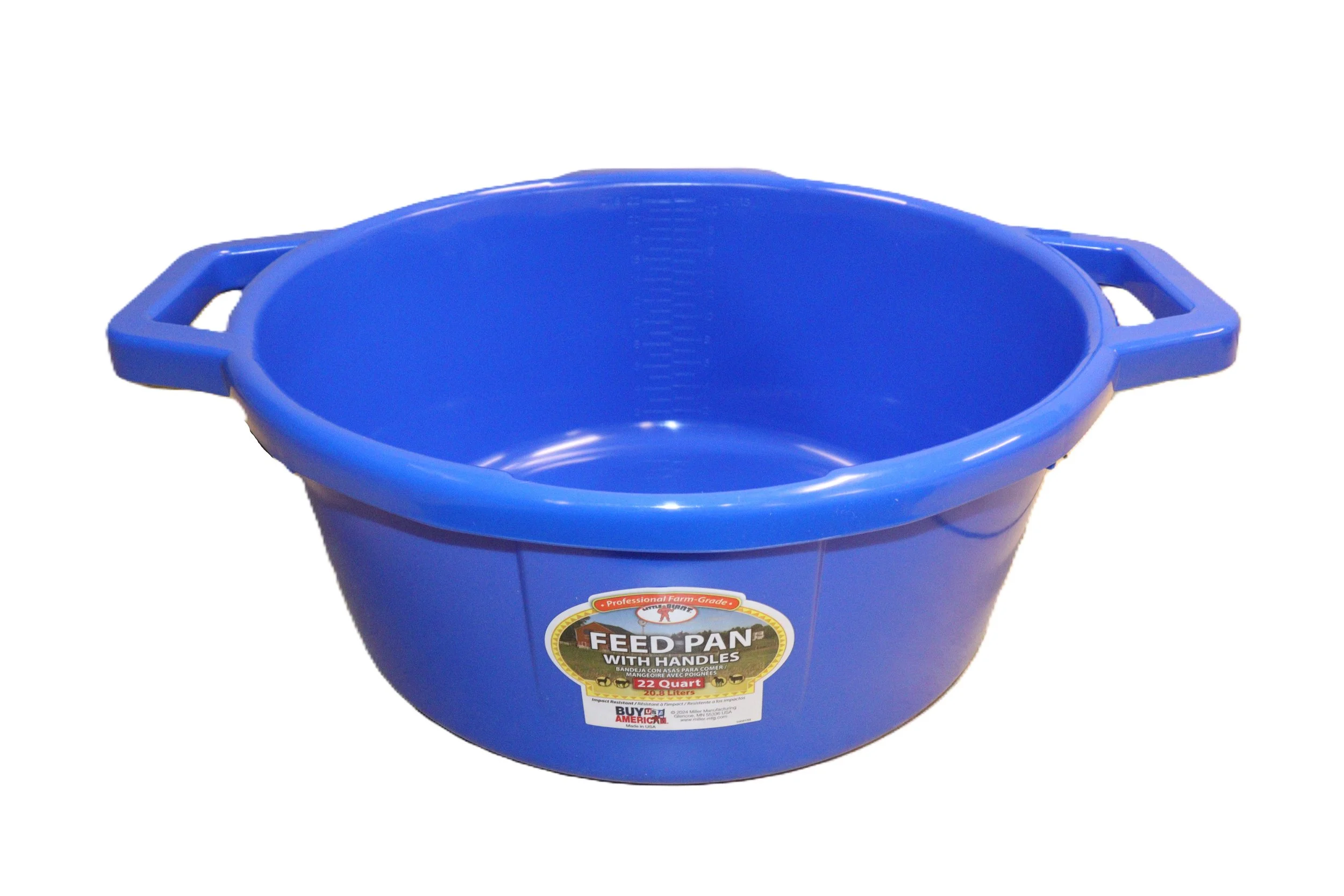 22 Qt. Feed Pan with Handles