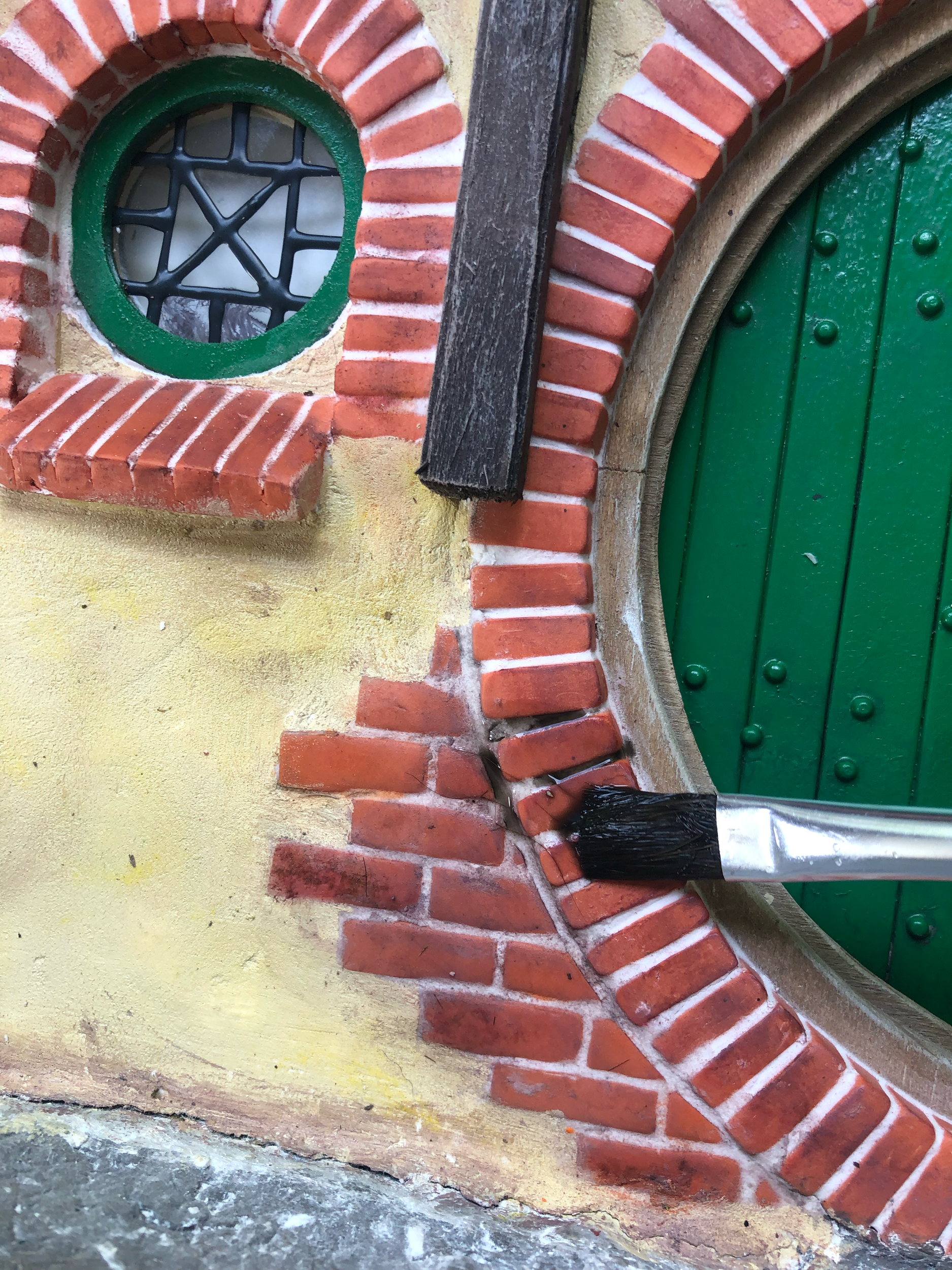 Weathering with inks and paints