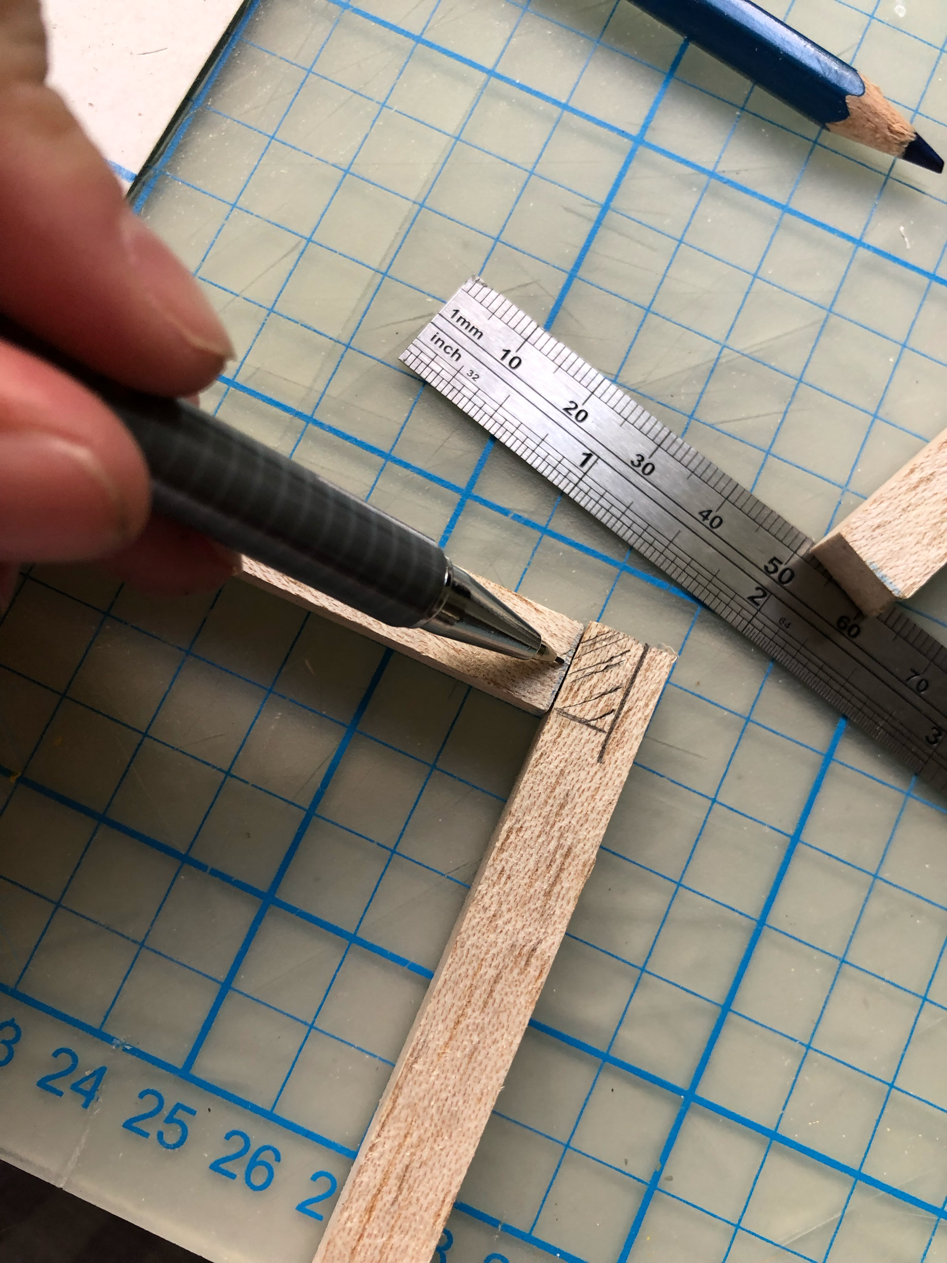 Building the doorframe 