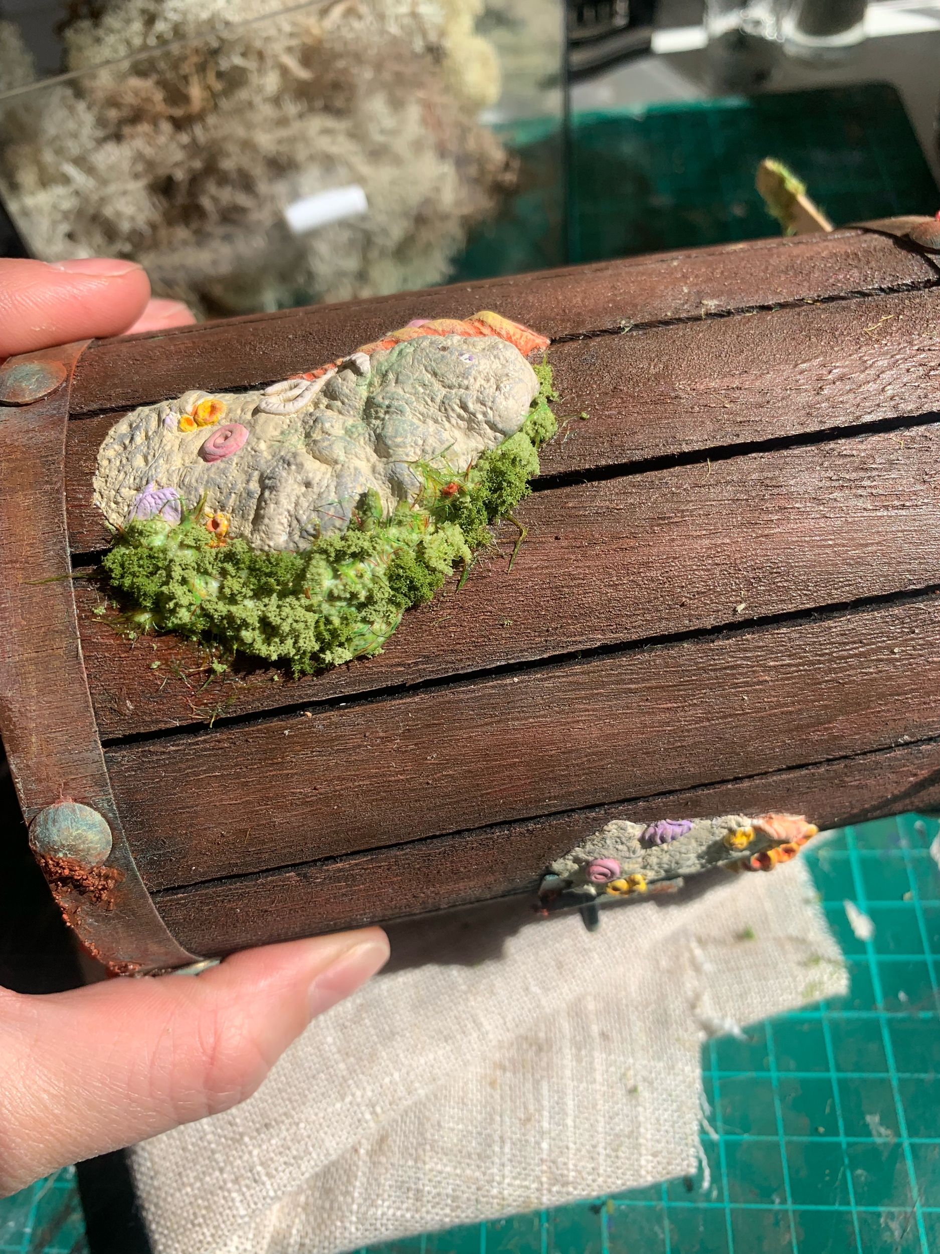 Adding some flocking for a seaweedy/algae effect