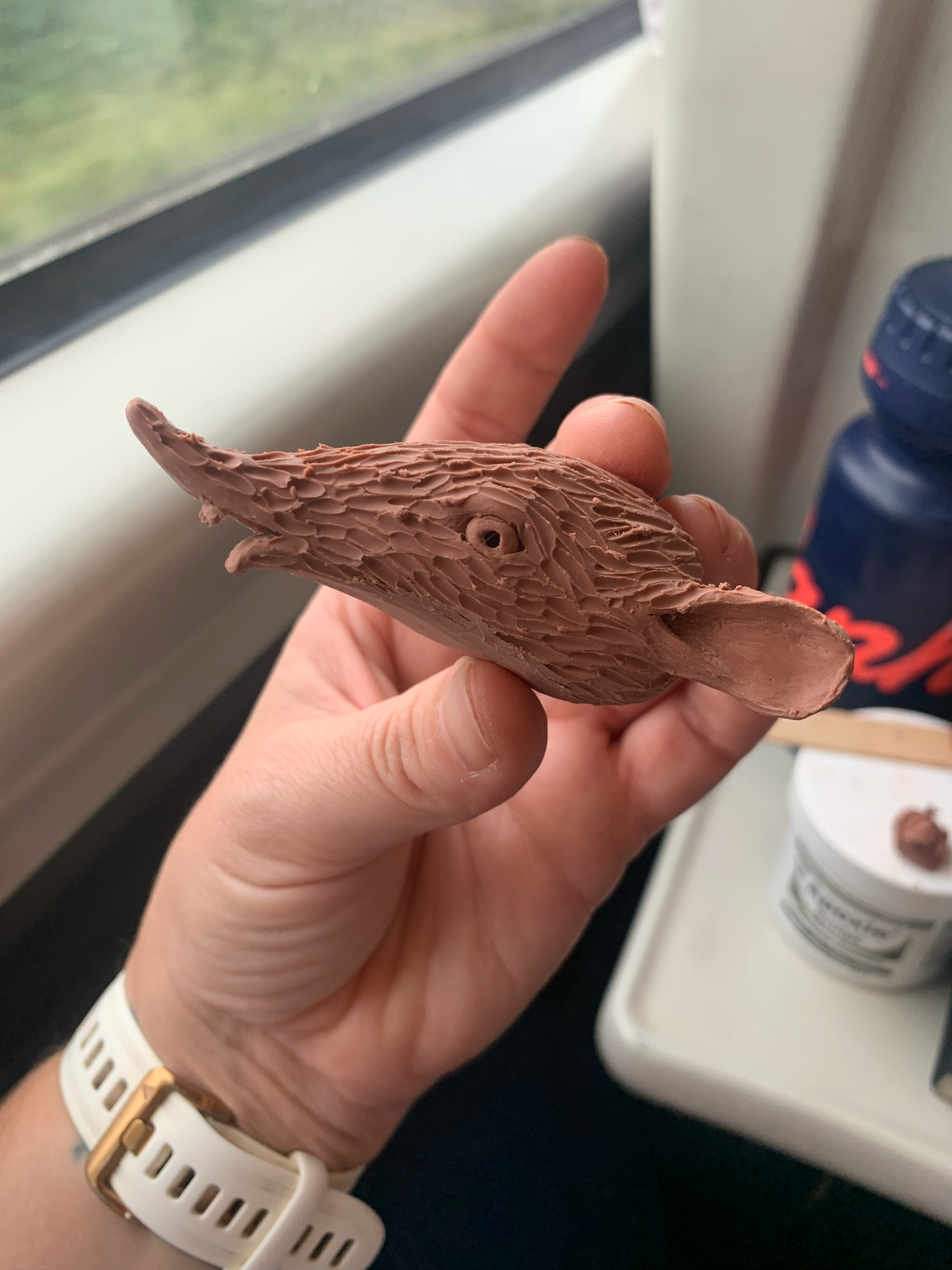 Rodent that I sculpted from Chavant