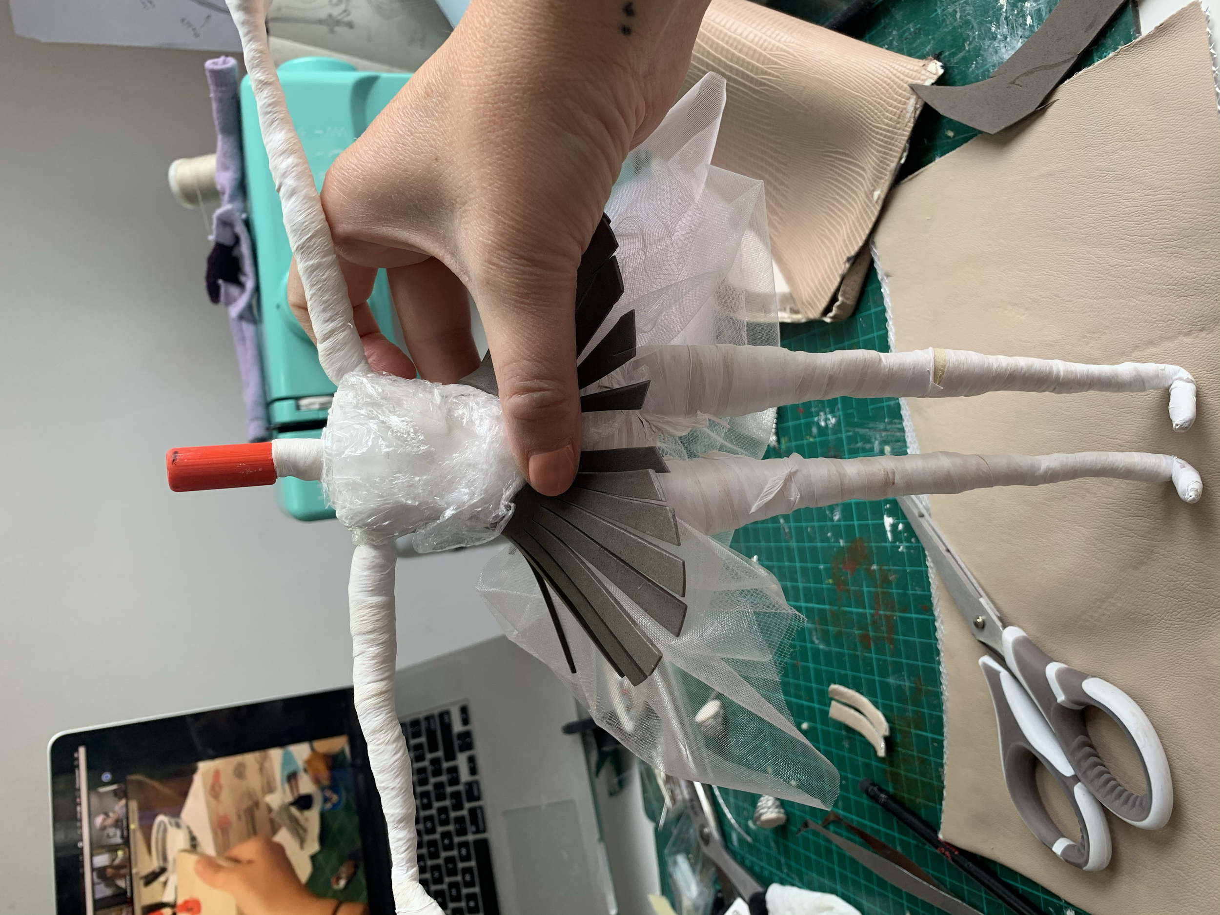 Building my own puppet-specific costume from epoxy, foam and fabric