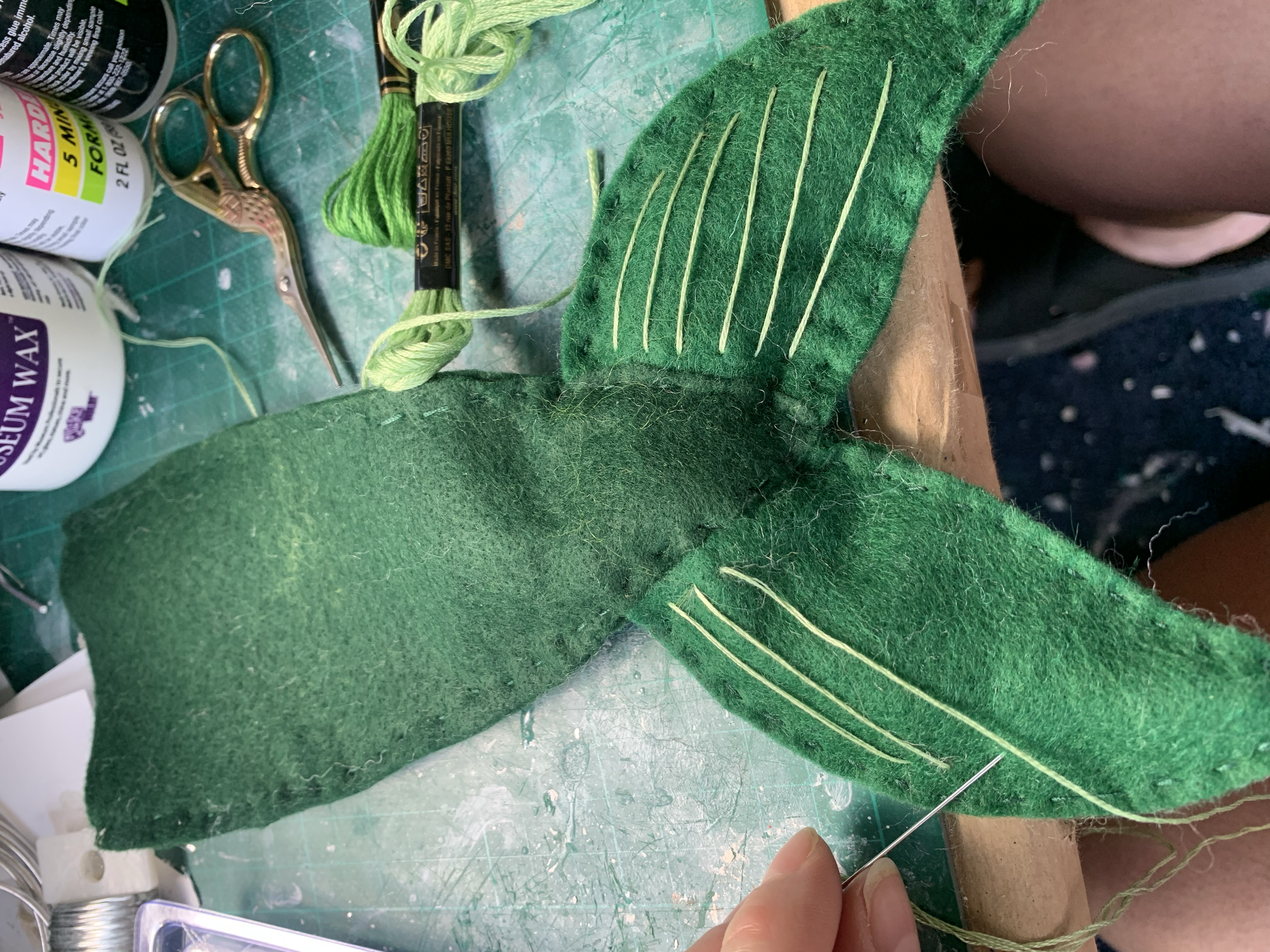 Added more detail to the tail