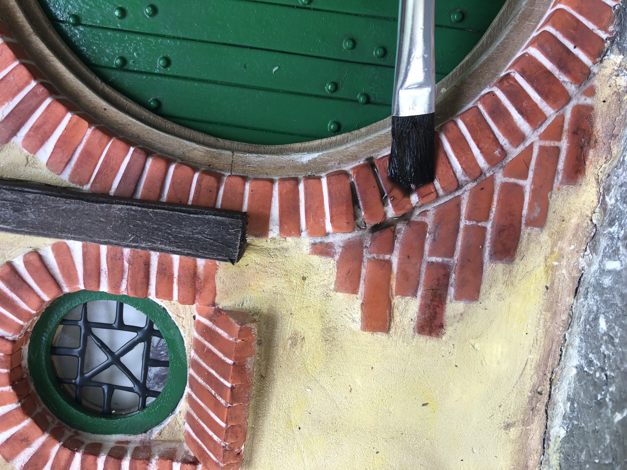 Weathering with inks and paints