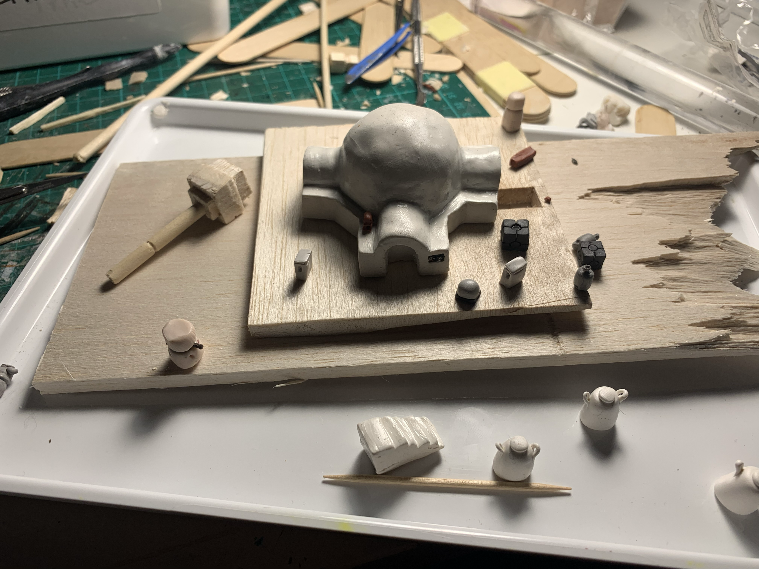 Sculpting the farm’s accessories