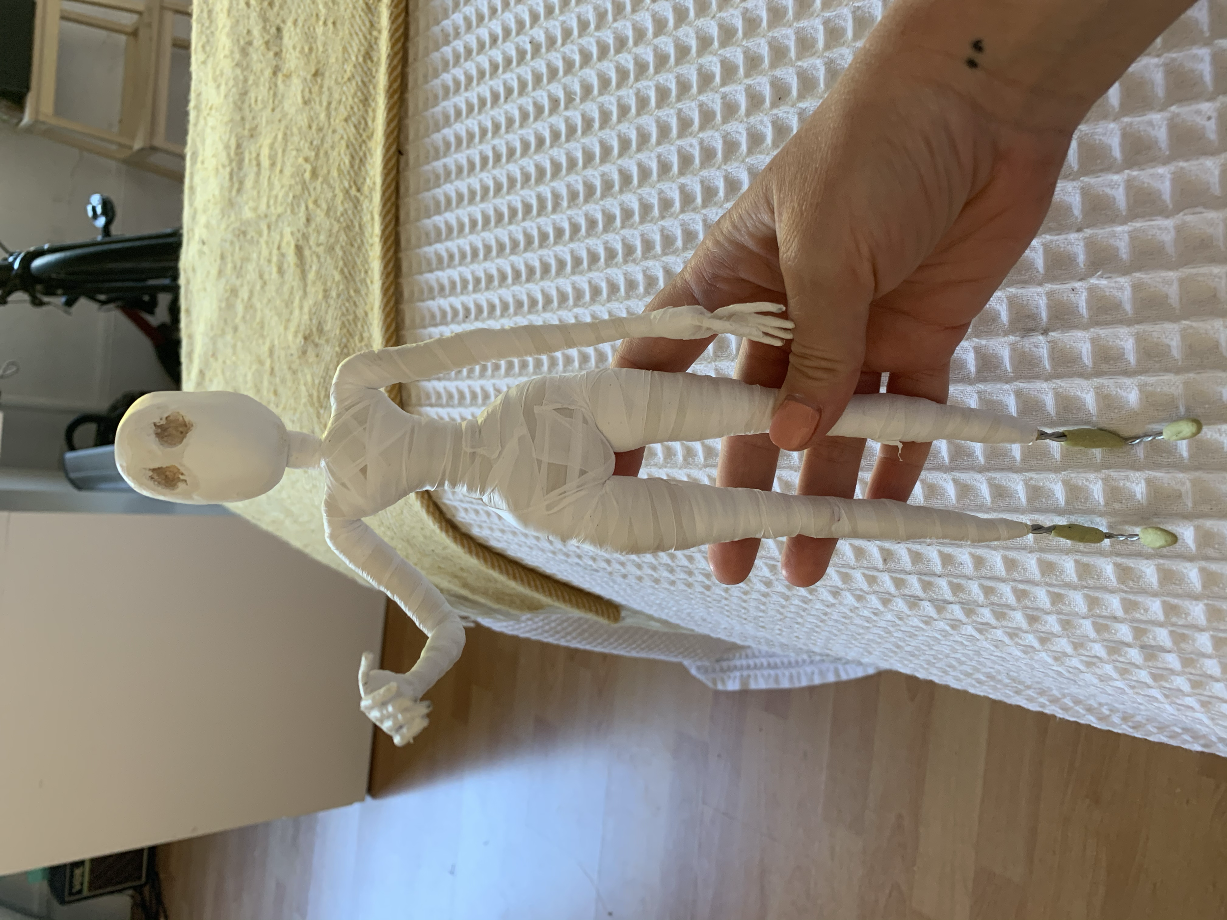 Wrapping in tape