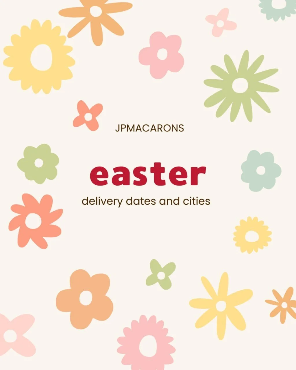 Found your city on the list? It&rsquo;s the perfect time to place your order 🐣✨

Not sure? Send us a message and we&rsquo;ll check if your city is included 💛