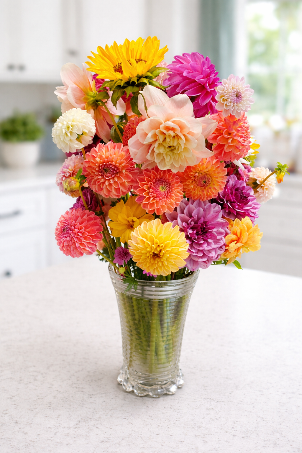 Four-Week September 2026 Dahlia Flower Subscription