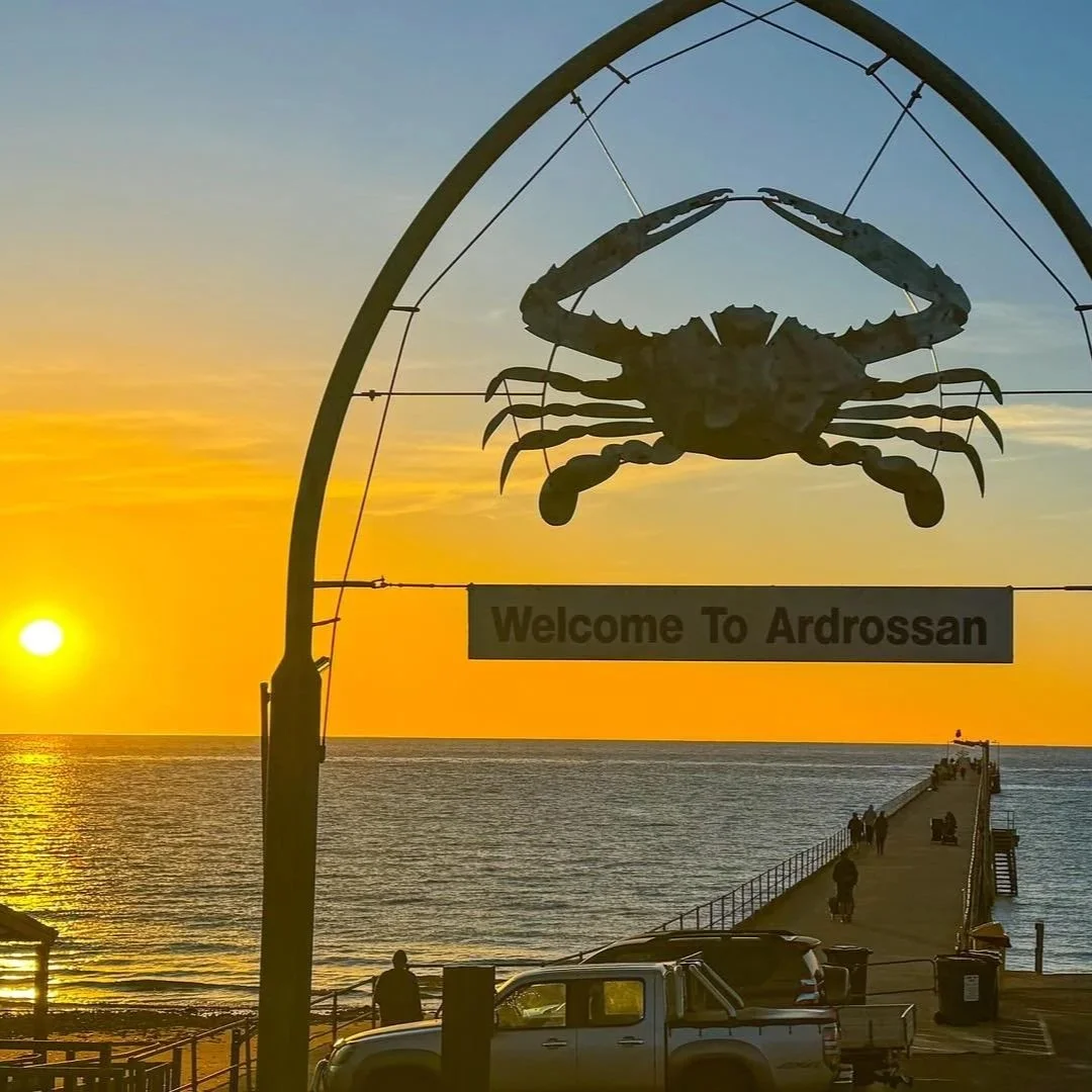 Ardrossan: Crabs, History and Sunsets