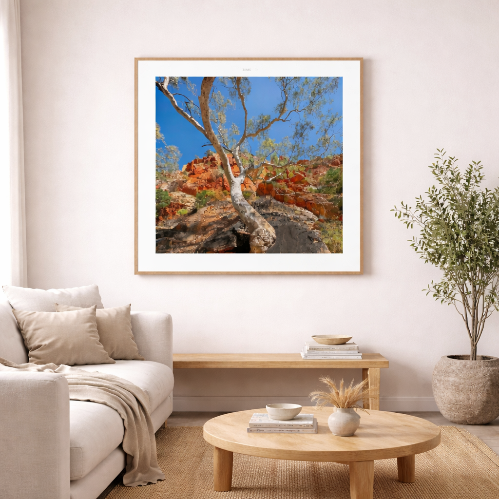 Standley Chasm: Looking Up — 60 × 60 cm Photographic Print