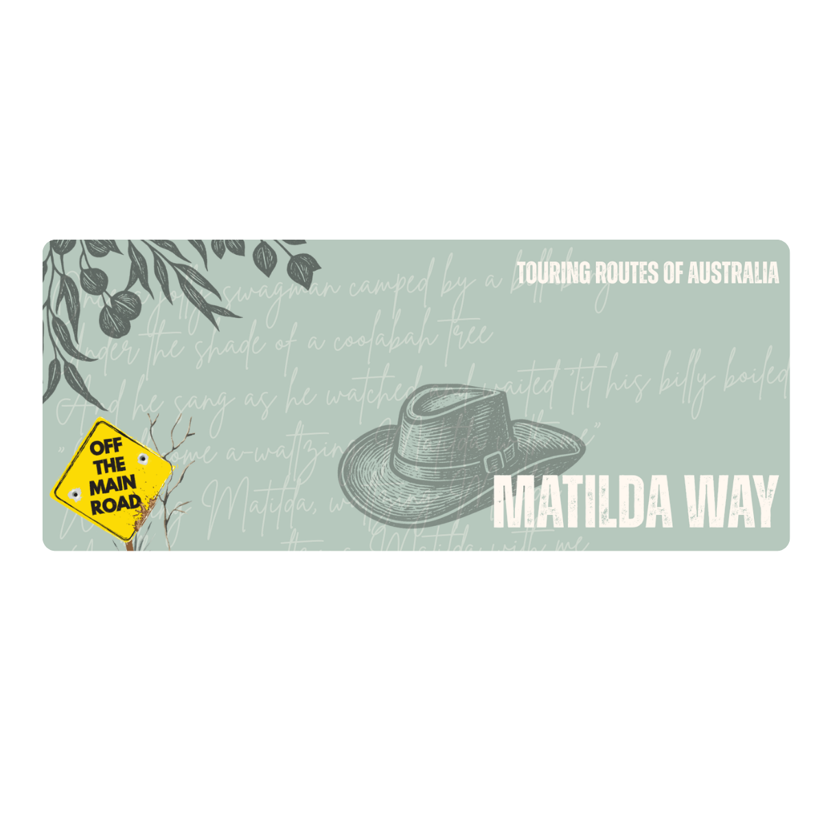 The Matilda Way | Touring Routes of Australia Sticker