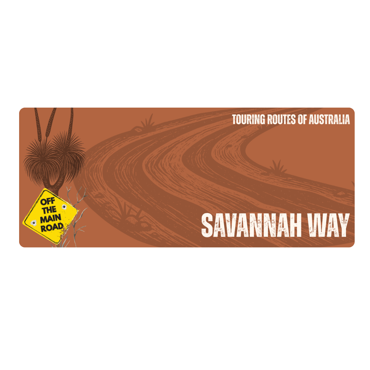 The Savannah Way | Touring Routes of Australia Sticker