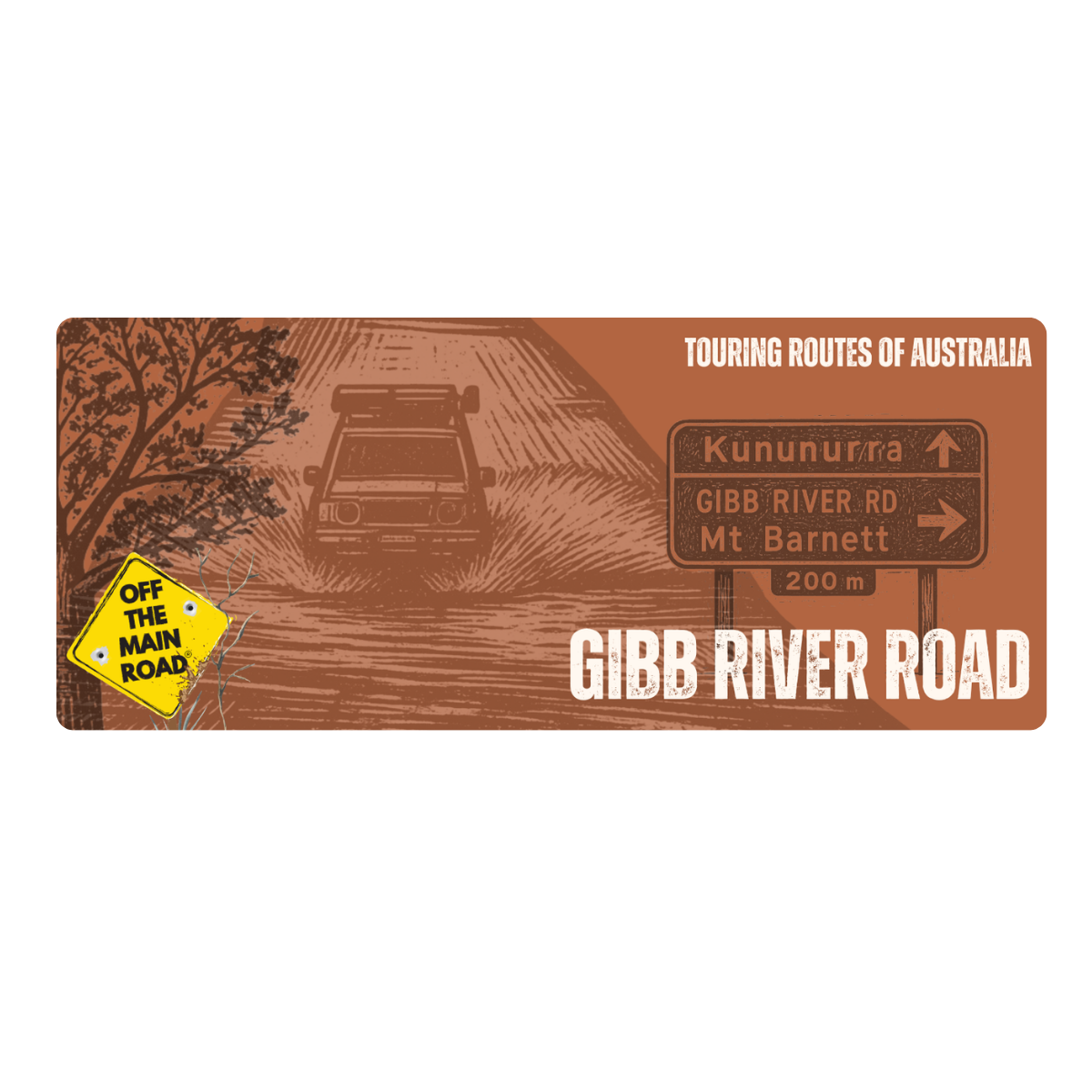 Gibb River Road | Touring Routes of Australia Sticker