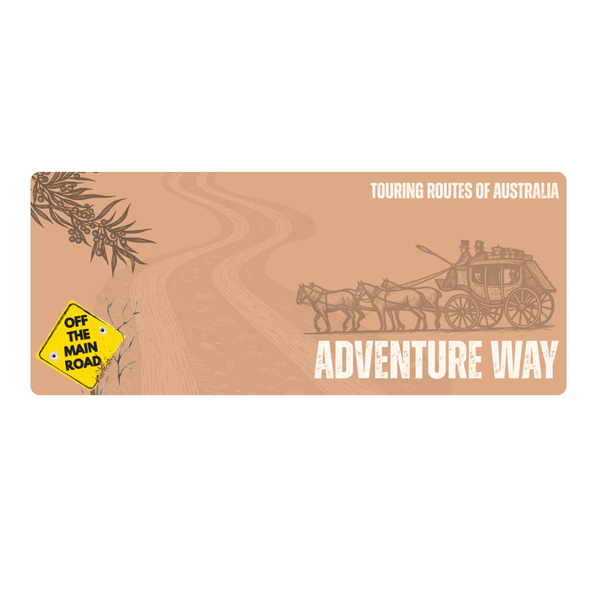 The Adventure Way | Touring Routes of Australia Sticker