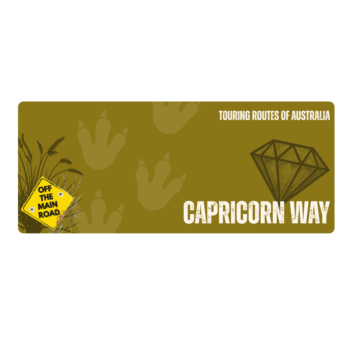 The Capricorn Way | Touring Routes of Australia Sticker