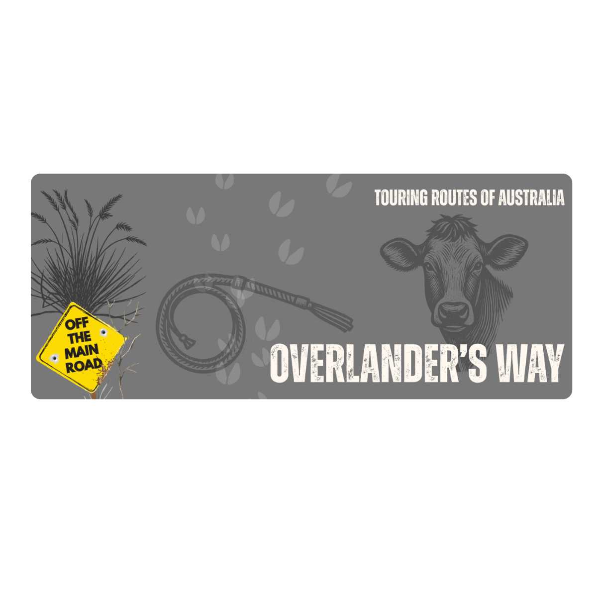 The Overlander’s Way | Touring Routes of Australia Sticker