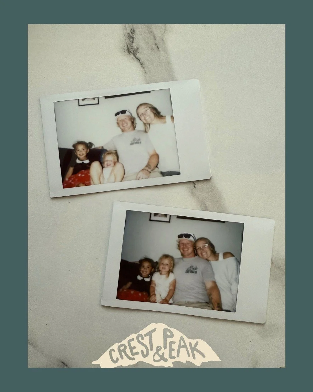 Who else loves nostalgic memories captured on a polaroid? #nostalgic #polaroid #family #parenting #retro #photo #bringthekids