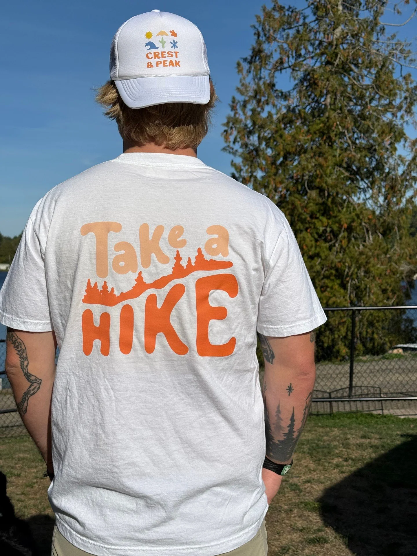 New shirt designs and beanies are in stock and ready to ship!  Don't forget to snag a &quot;here for the snacks&quot; kids shirt while you're at it!
Head on over to crestandpeak.net
#bringthekids #shopsmall #shoplocal #pnw #adventurebrand #lifeoutdoo