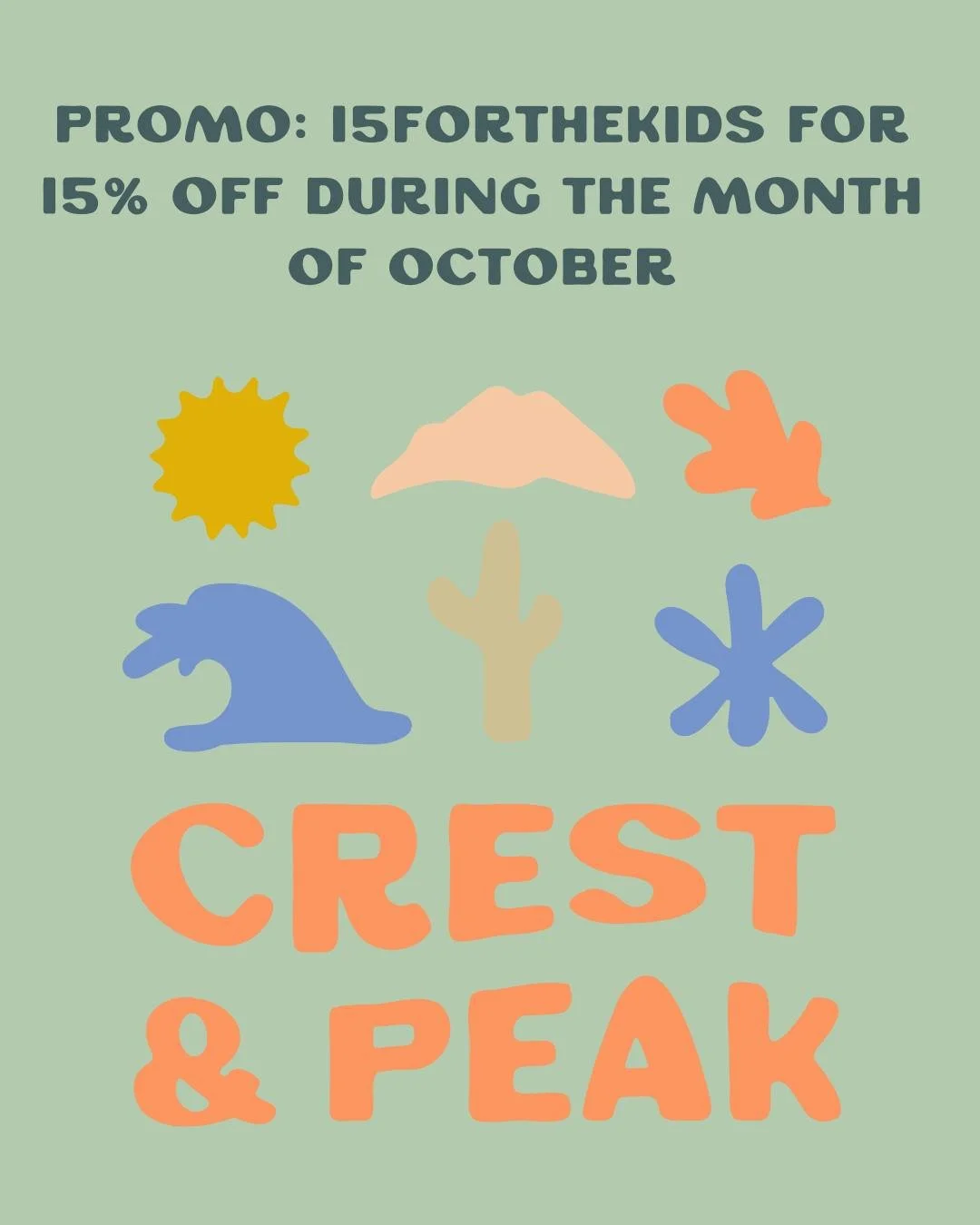 Help us celebrate the new baby with 15% off all orders with promo code 15FORTHEKIDS at checkout.

Shipping times may vary depending on what day she is born, but we will do our best to get orders out ASAP.
#shopsmall #shoplocal #family #sale #merch #b
