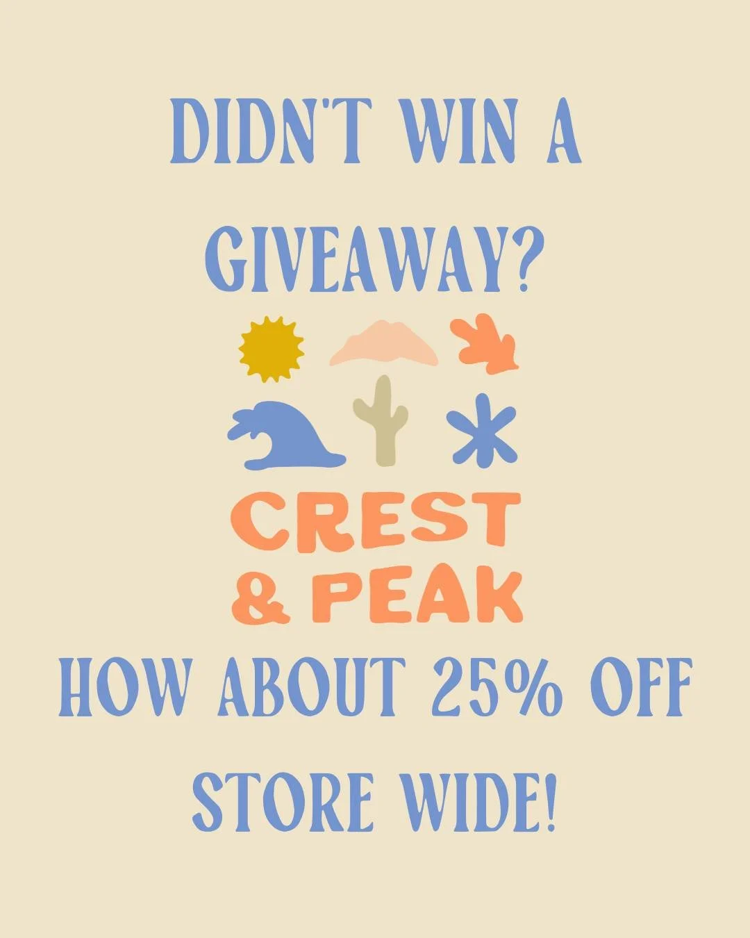 Sad you didn't win our recent giveaways?  Everyone is a winner with 25% off store wide!  Discount will be applied at checkout.  Visit the link in our bio to the shop.  Sale ends 11/30/2025
#shopsmall #sale #blackfriday #adventurebrand #bringthekids