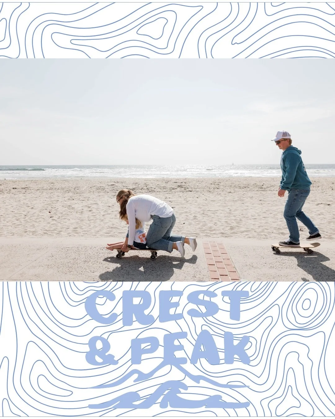 At Crest and Peak we are more than just a brand..... We are a COMMUNITY.... Built for campers, wake boarders, surfers, snowboarders, skateboarders, hikers, day trippers, get through the day-ers, and YOU.... Whatever your passion is, you are welcome w