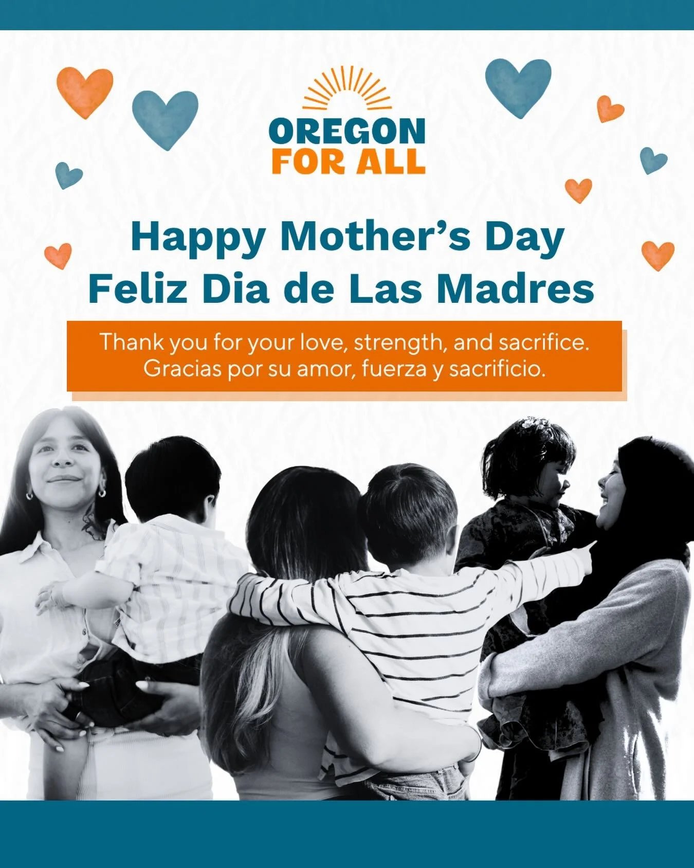 Happy Mother&rsquo;s Day. Today, we celebrate all who mother, nurture, guide and care.&nbsp;

And today we hold the immigrant mothers in our communities especially close. To the mothers who crossed borders, started over, carried generations forward, 