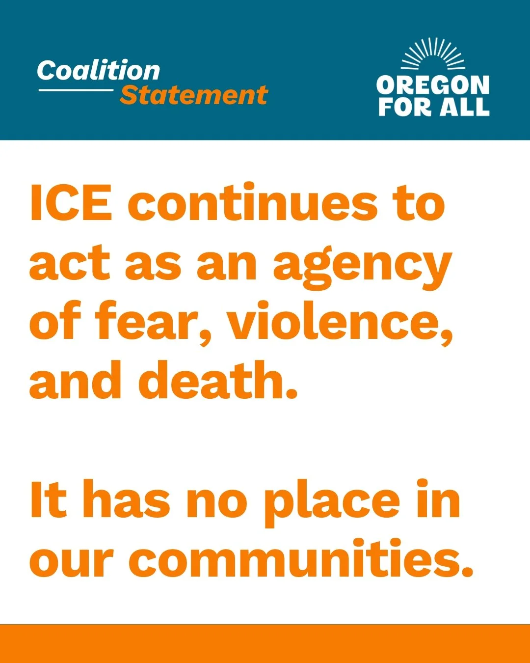 We cannot allow this violence to become normalized.

In the past week, three people have lost their lives in incidents involving ICE operations in Maine, Texas, and Florida.

These tragedies cannot be viewed as isolated incidents. They reflect a deep