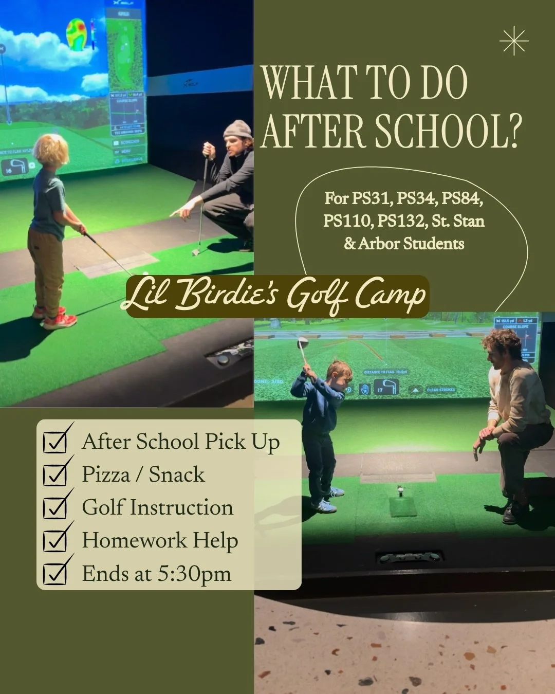 SRPING CAMP REGISTRATION OPEN! ⛳️💐🐣

The camp will right right after spring break to the end of the School Year!! Join us before it&rsquo;s too late!