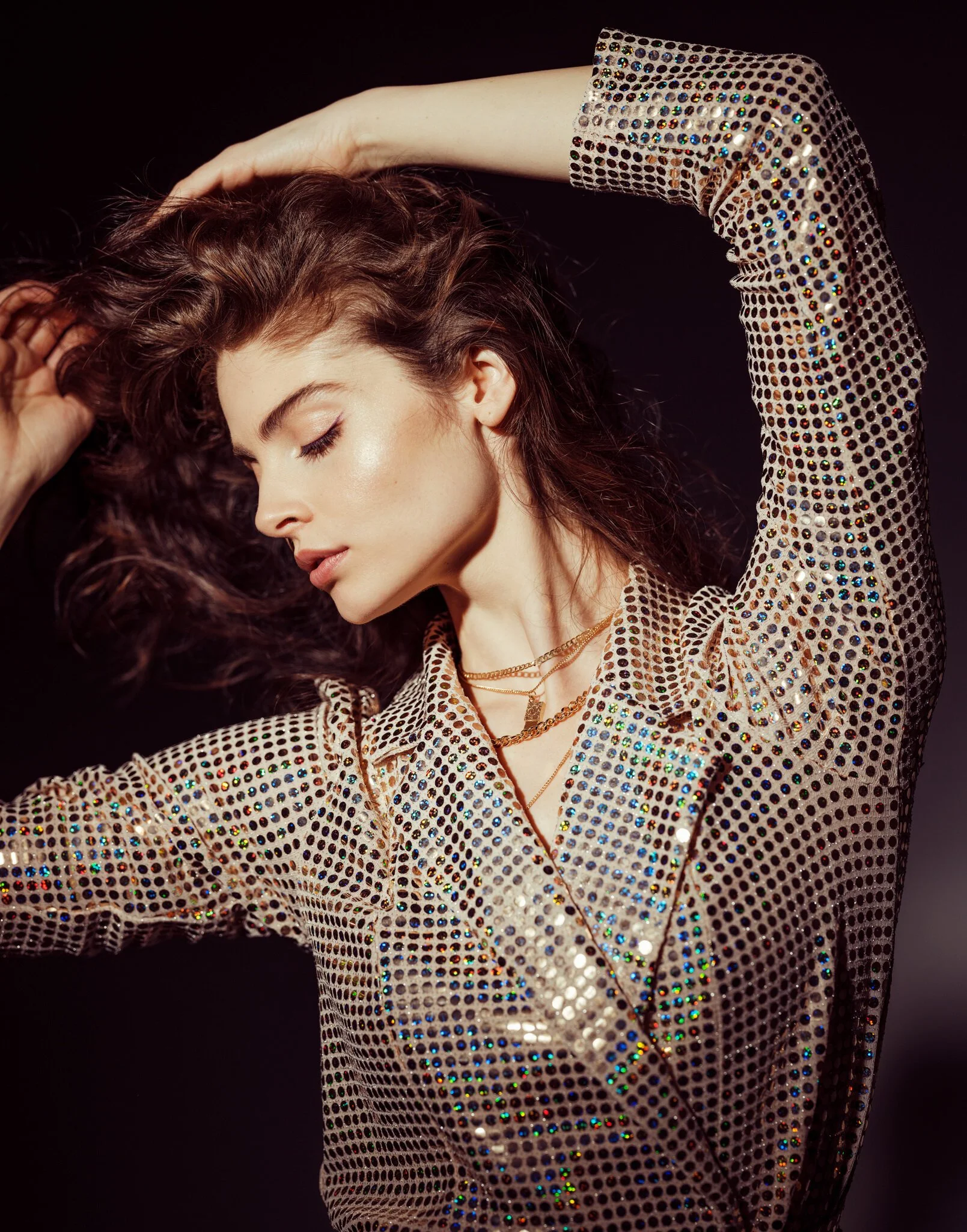 Film-style AI portrait with soft lighting and blurred background