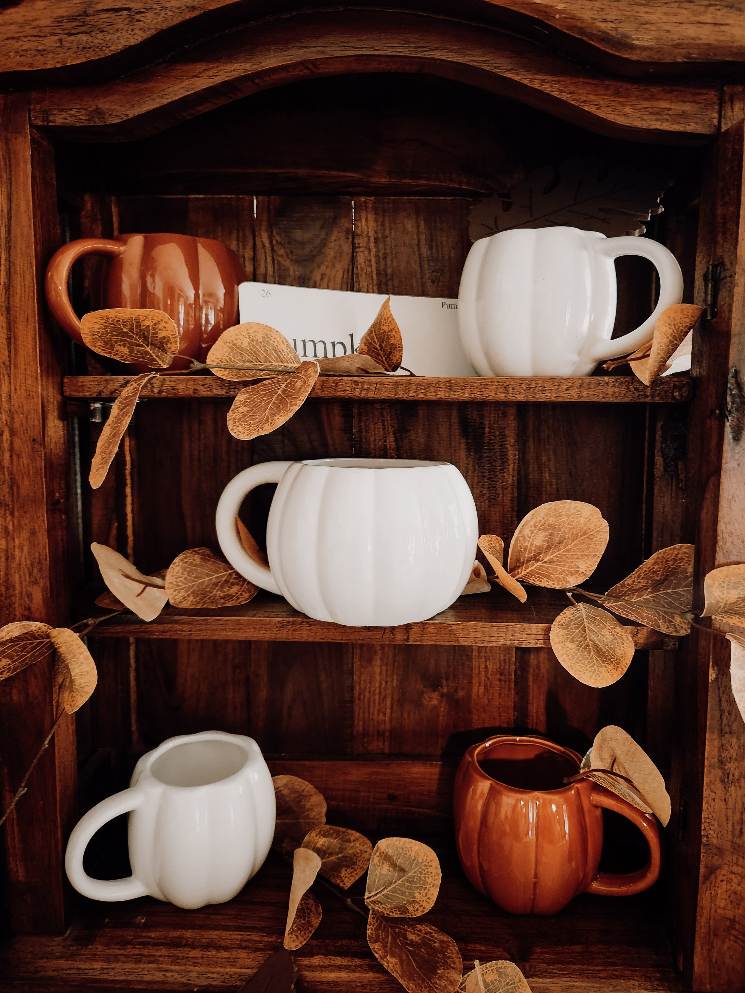 How I Style a Small Cabinet for Fall
