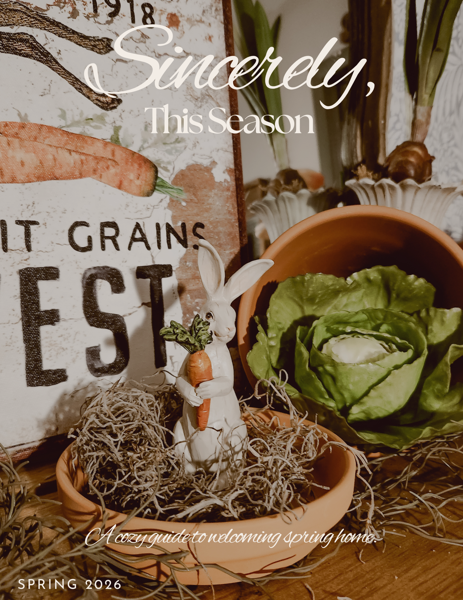 Sincerely, This Season — Spring Issue (Print Edition)