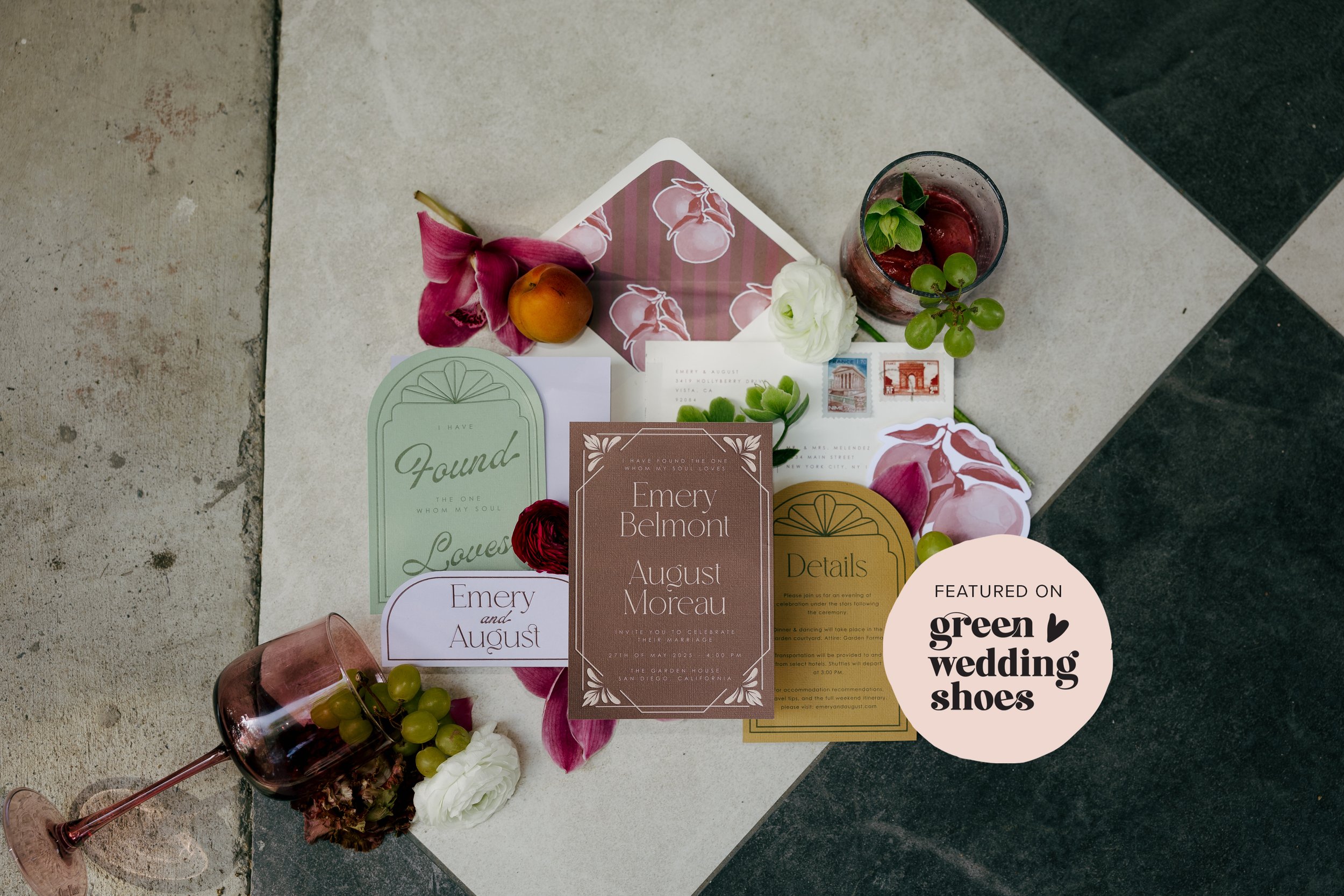 Midsummer Muse Invitation Suite (Set of 25)