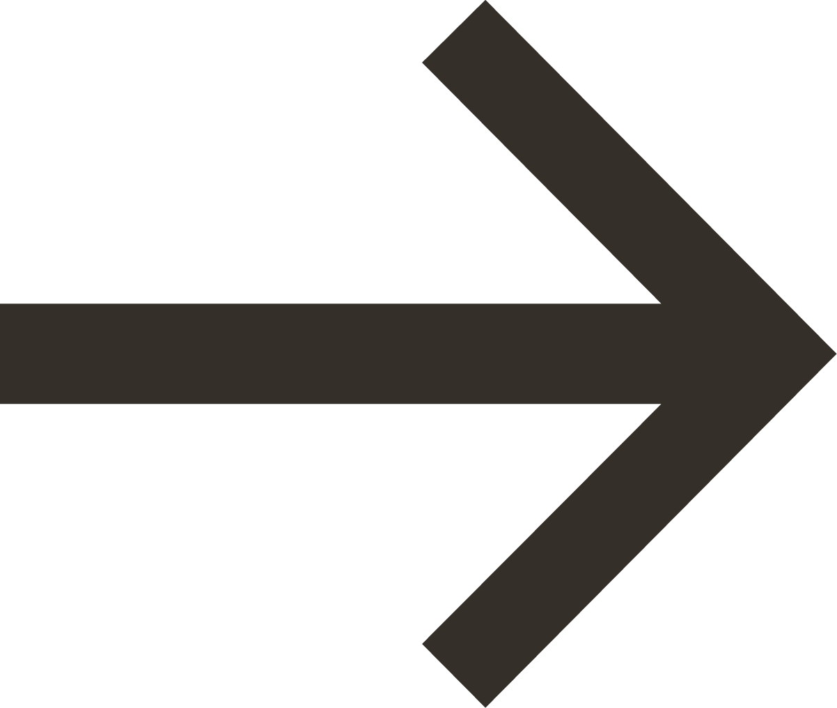 A large black right arrow icon on a white background.