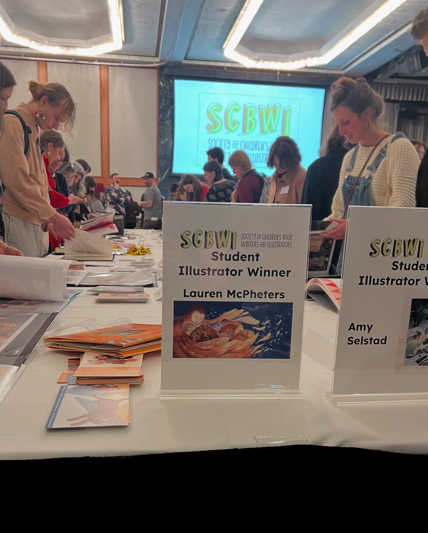 My first @scbwi conference was such a blast! 🗽🥳 I participated in the portfolio showcase, met and chatted with so many wonderful illustrators &amp; writers, visited the Met, discovered treasures in the library (Winnie-the-Pooh!), got my new sketchb