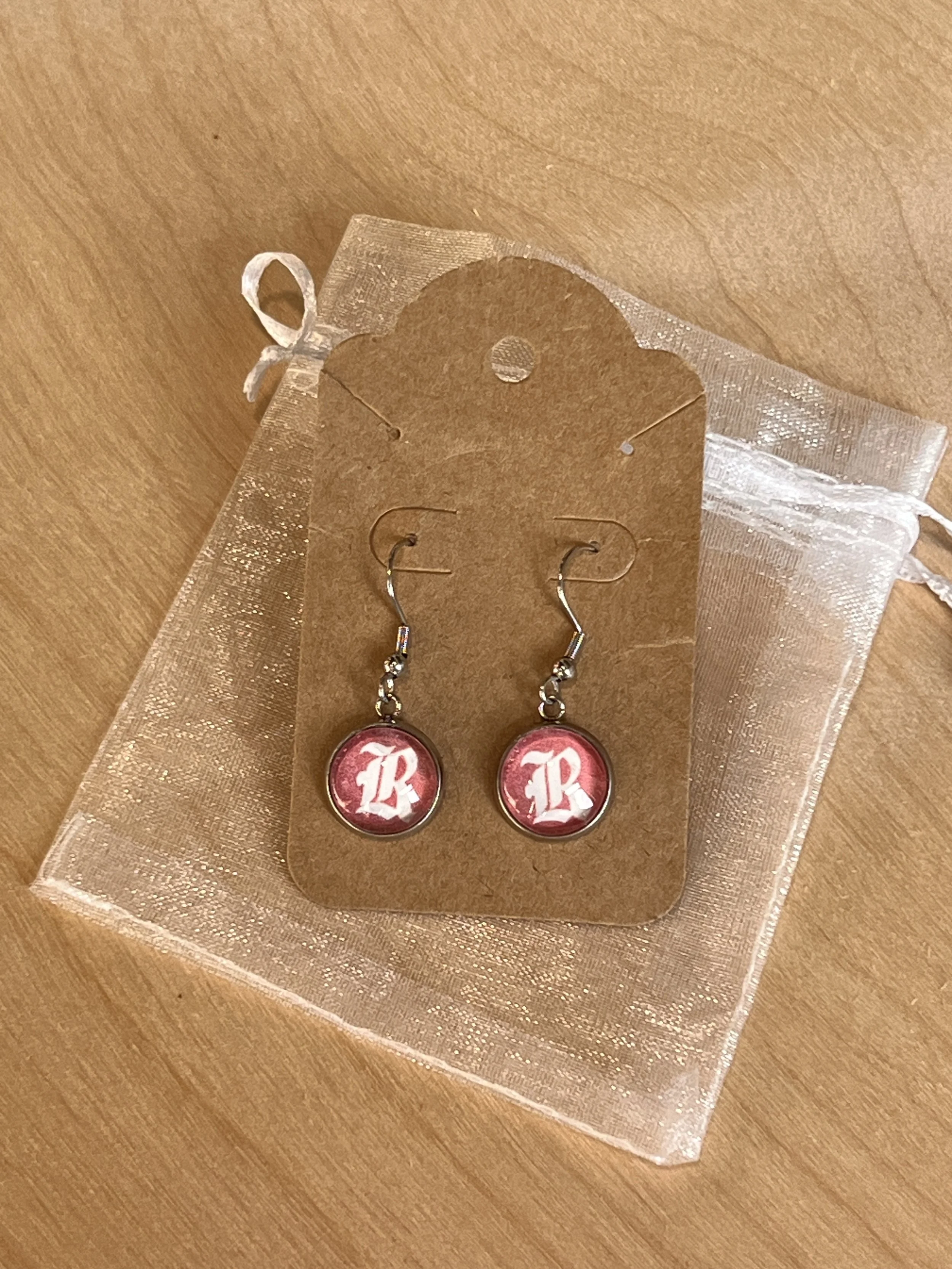 Redbird OG “R” Dangle Bauble Earrings