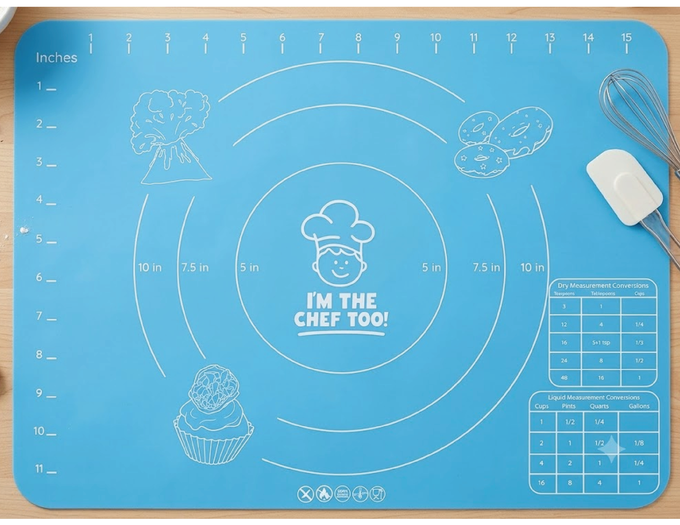 Silicone Cooking Placemat & Branded Tools