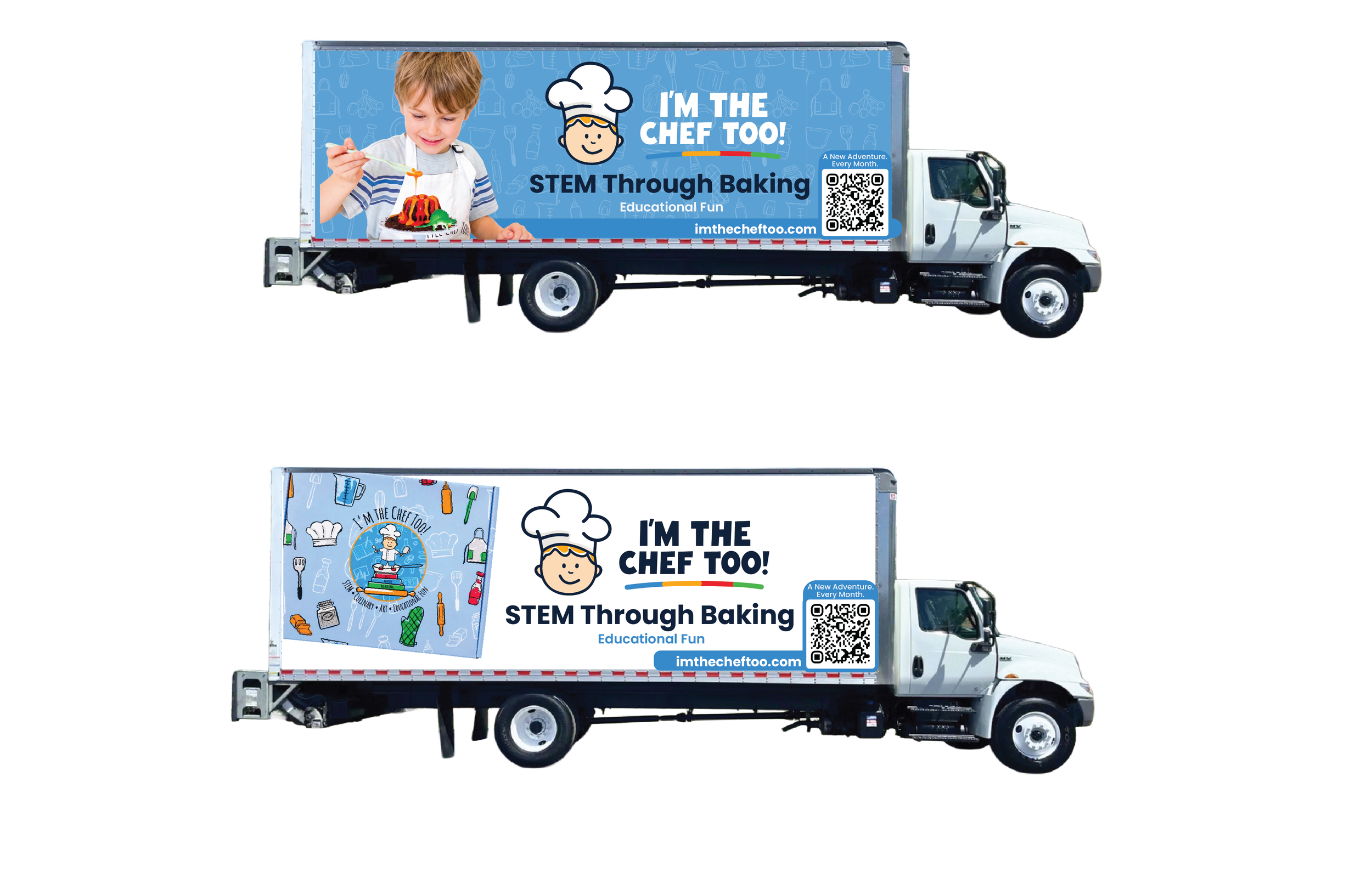 Truck Wrap Mockups & Iterations