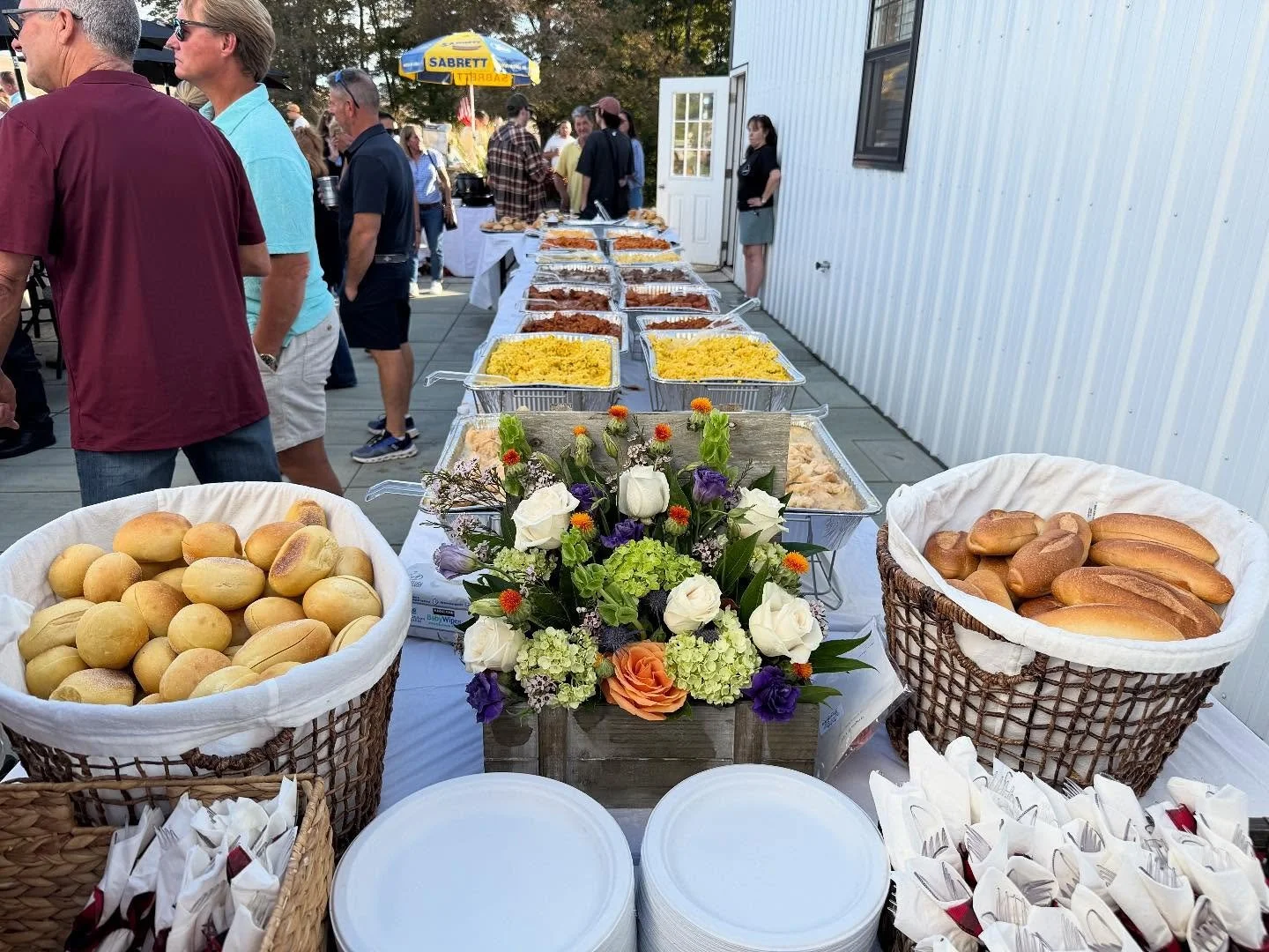 Photos from our on site catering job today! 
hope to see everyone tomorrow at the shop!