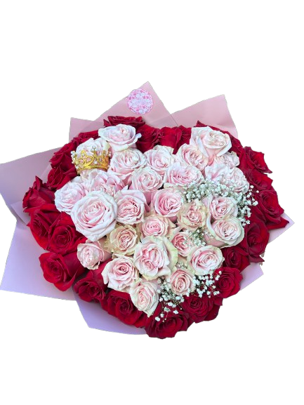 Royal Heart Bouquet / Ramo Corazón Real
