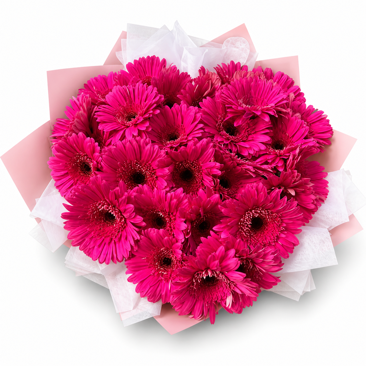 Fuchsia Heart Bouquet