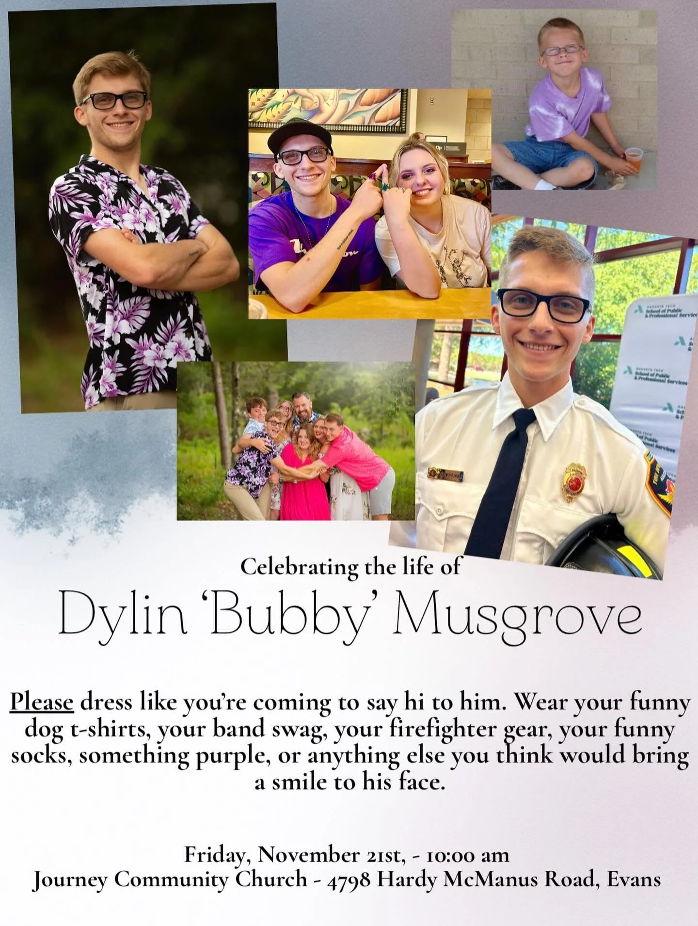 I have no words. Only tears. Only an absolutely shattered heart. And a plea. If he meant anything to you, PLEASE come. Read the details. Come.