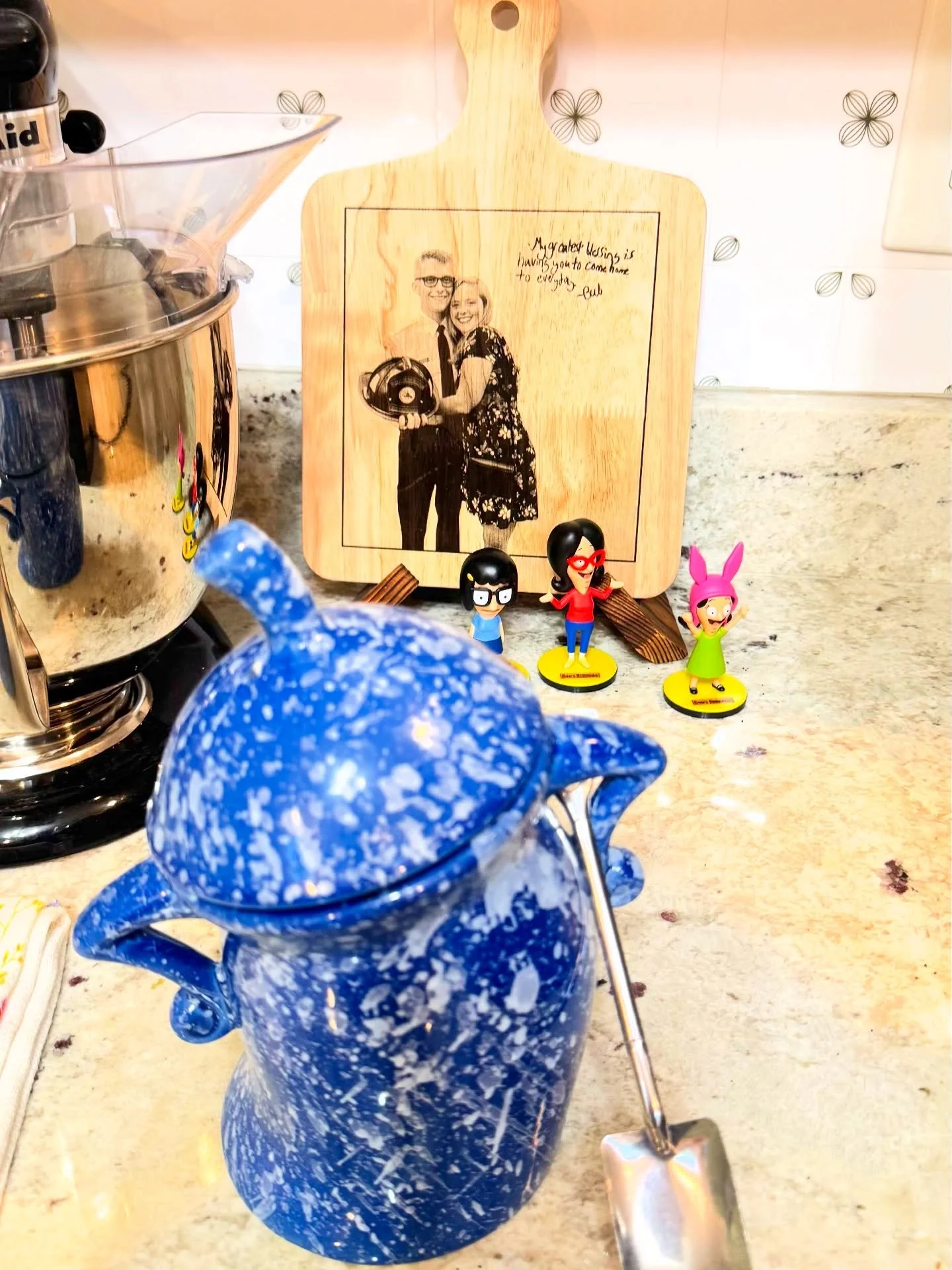 My view as I make my coffee every morning. 💜💙