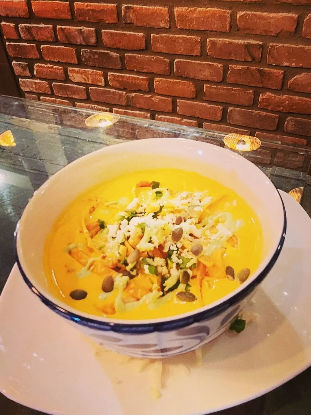 Los Sombreros’ Spicy Pumpkin Soup is currently being offered across their Valley locations.