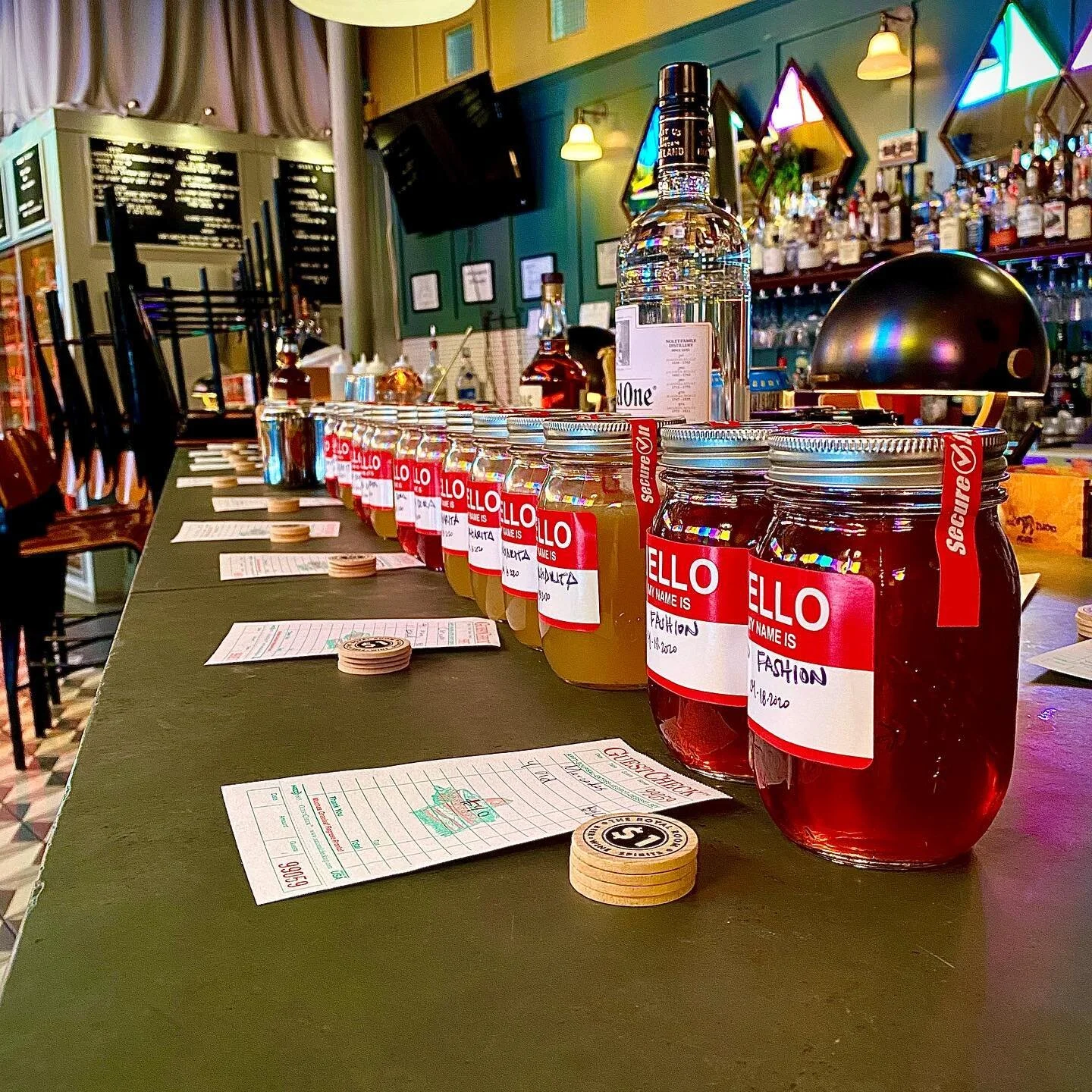 To-go cocktails at the Royal Room Tucson