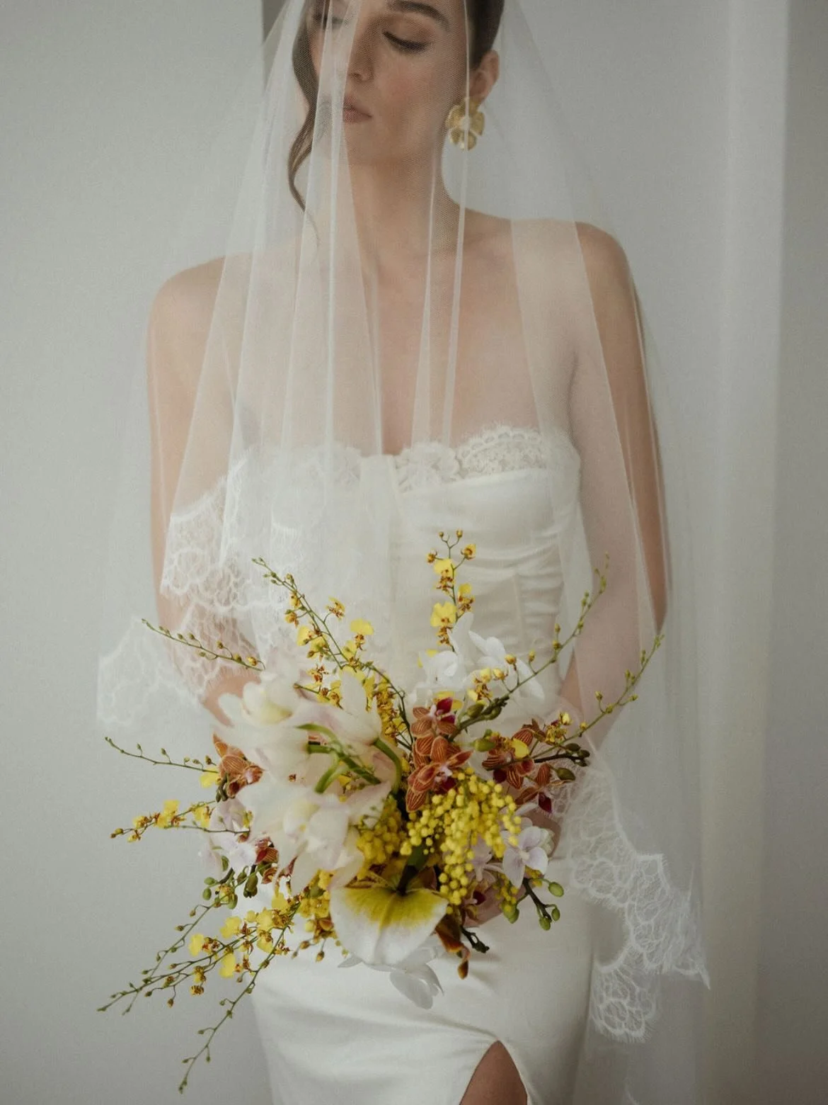 Makeup artist @thelookbridal 
Hair Artist @bridalbycatmorales 
Hair Assist @j.r___hair 
Photographer @chelsea.gurr 
Videographer @carmphoto 
Bridal @silkrowbridalto 
Accessories @blairnadeaubridal 
Florist @moooi_fleur 
Model @keenan_emily @juliannaa