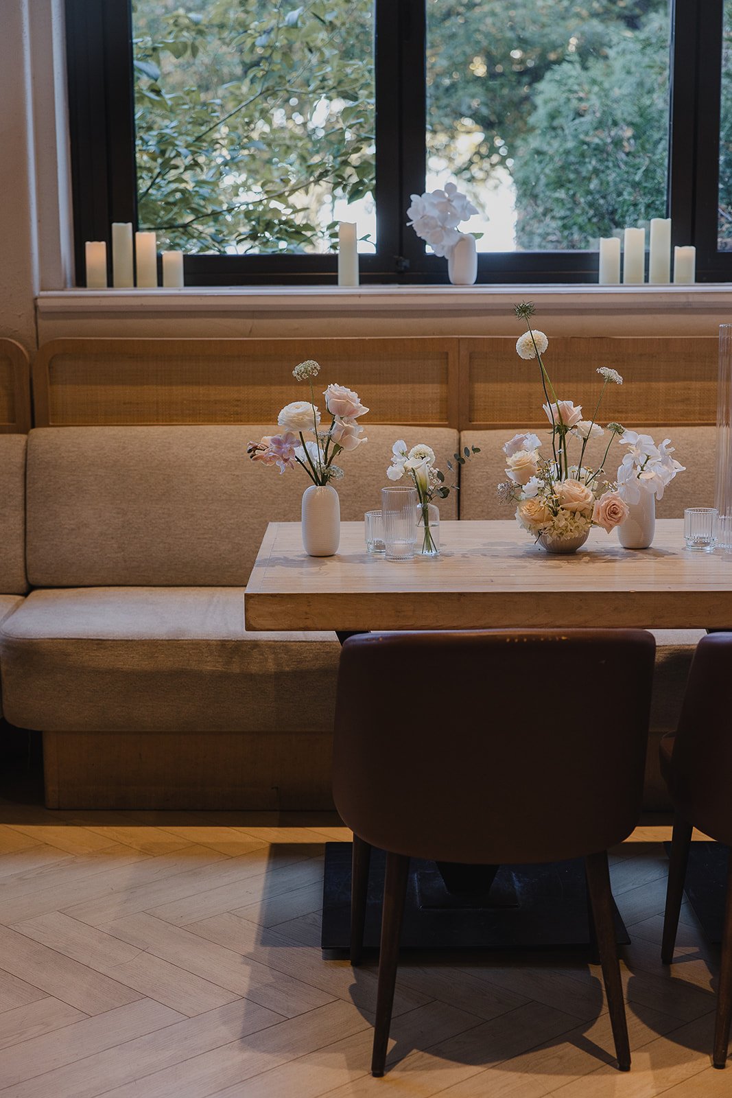 "An intimate wedding design featuring soft, refined florals in a romantic palette. Toronto-based floral design"